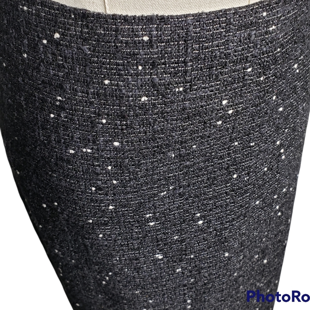 AnnTaylor Tweed Lined Pencil Skirt XL Academia Career Classic Office Capsule